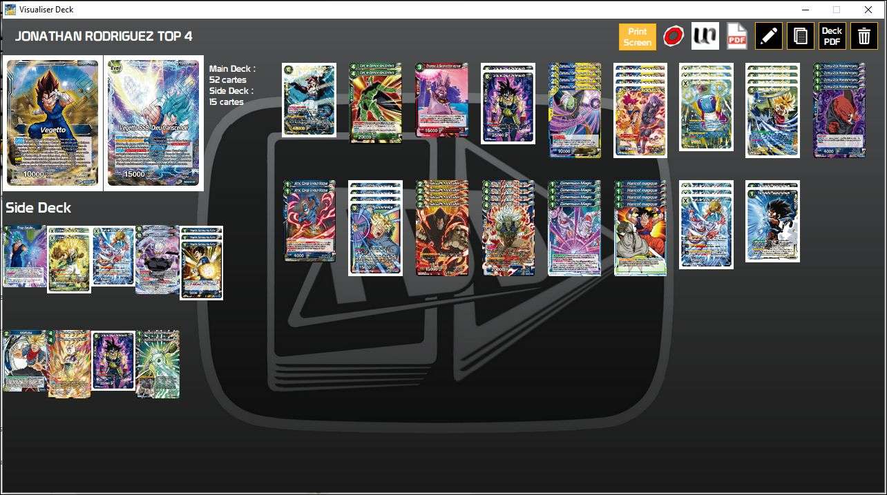 Decklist de Jonathan Rodriguez