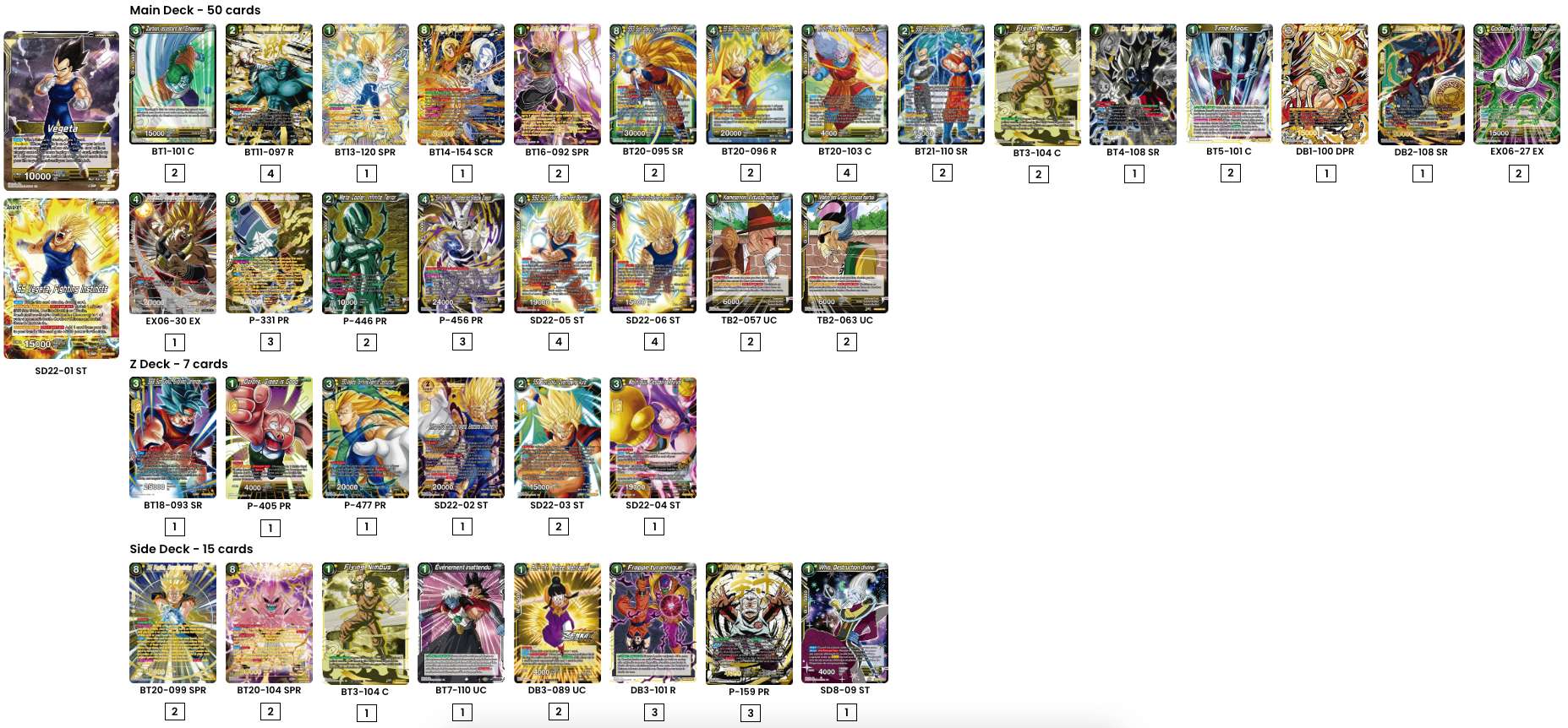 Decklist de Bartek Pakula