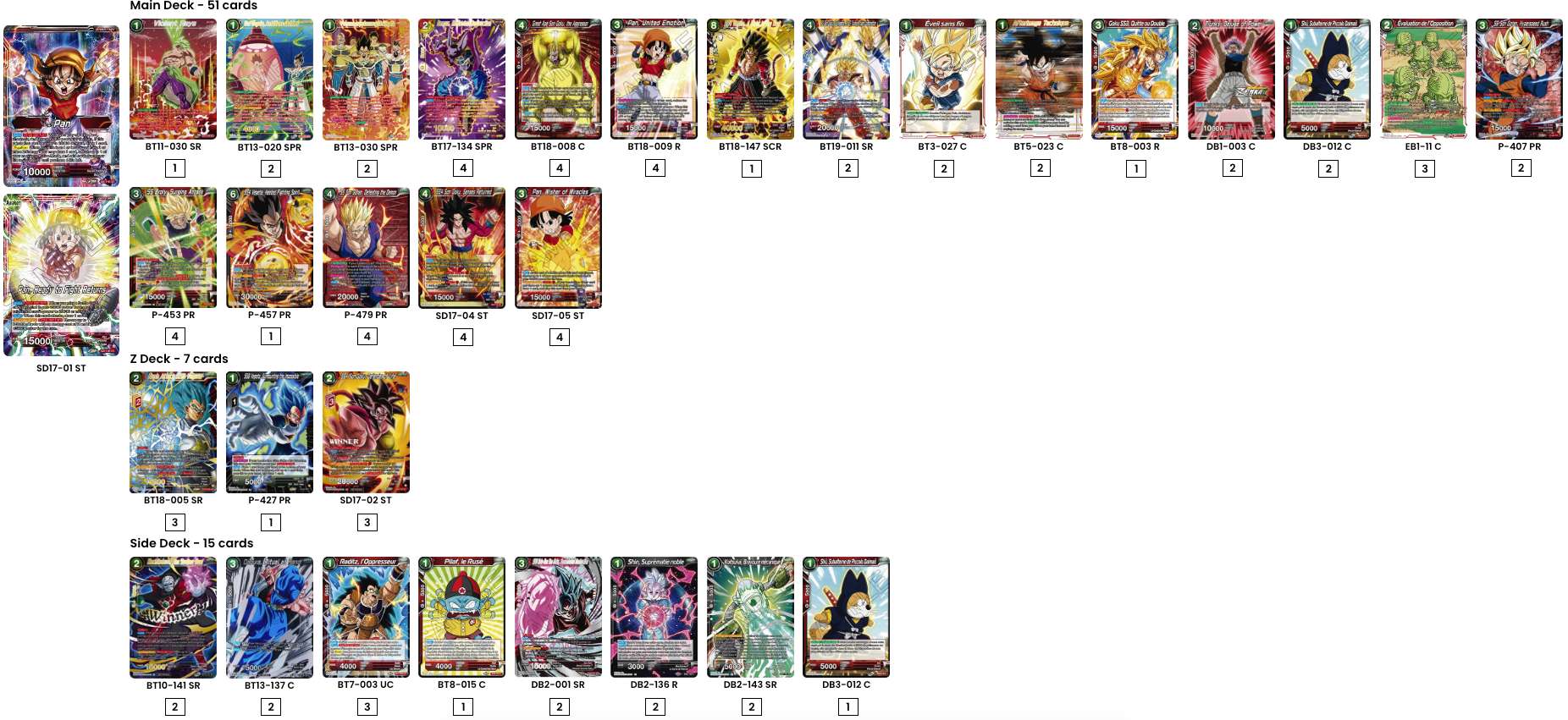 Decklist de Antonio Matamoros Gomez