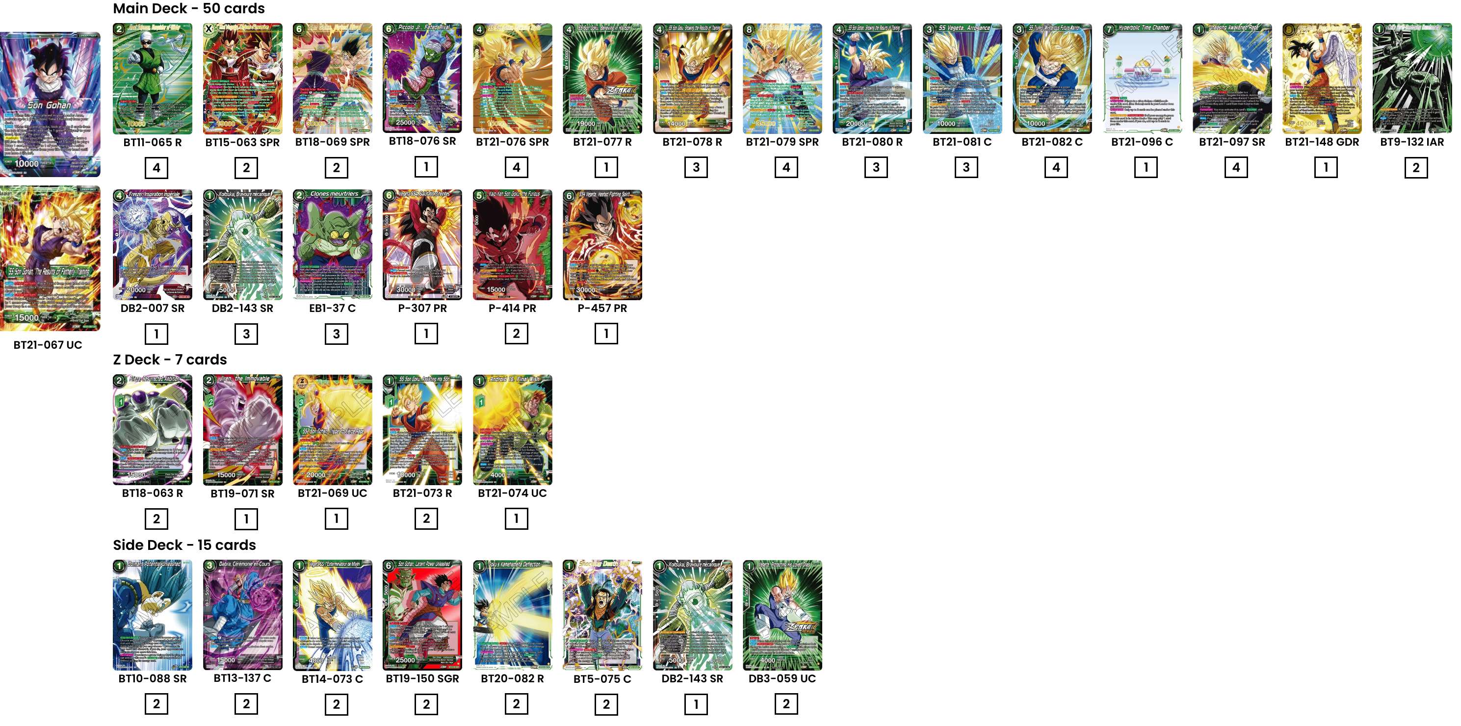 Decklist de FRANCISCO GINES CERDAN SANCHEZ