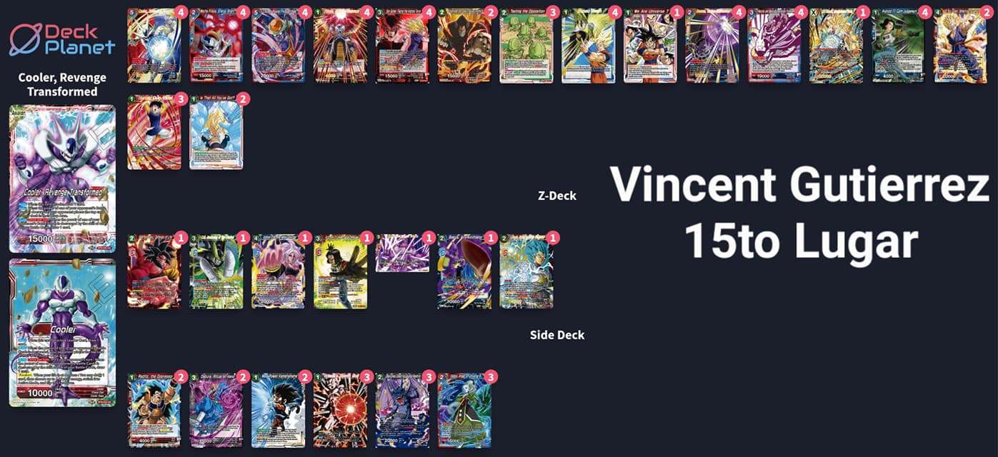 Decklist de Vincent Gutierrez