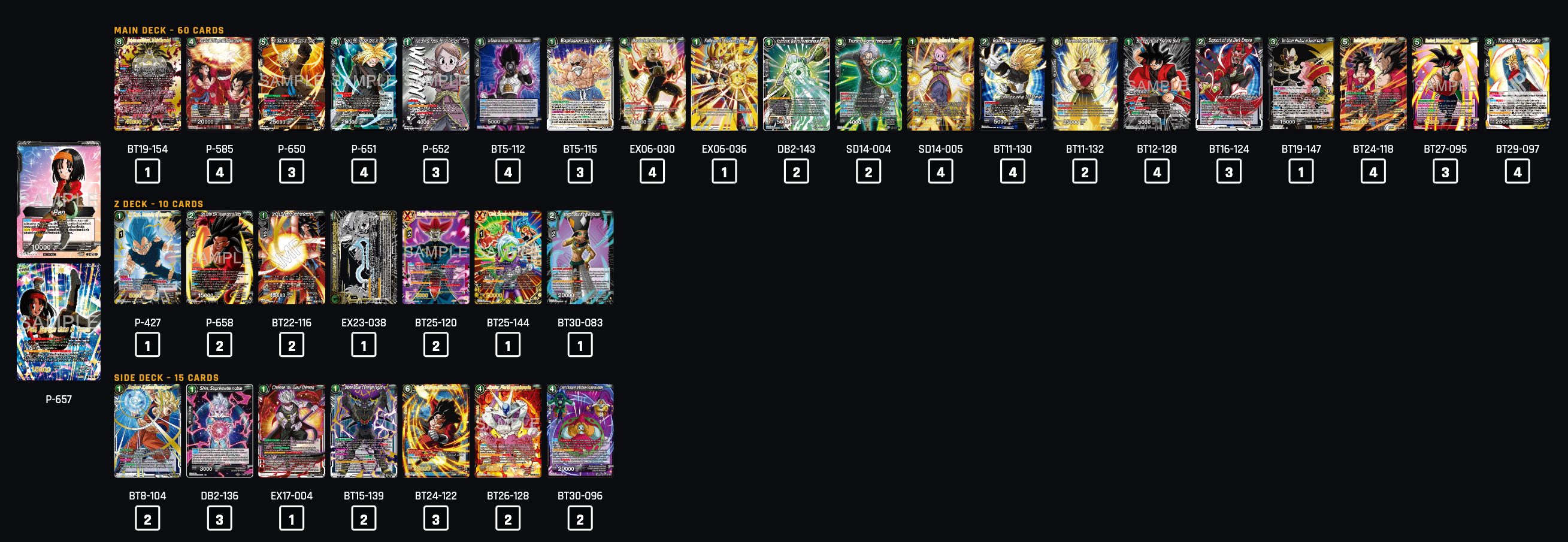 Decklist de Jun Teoh