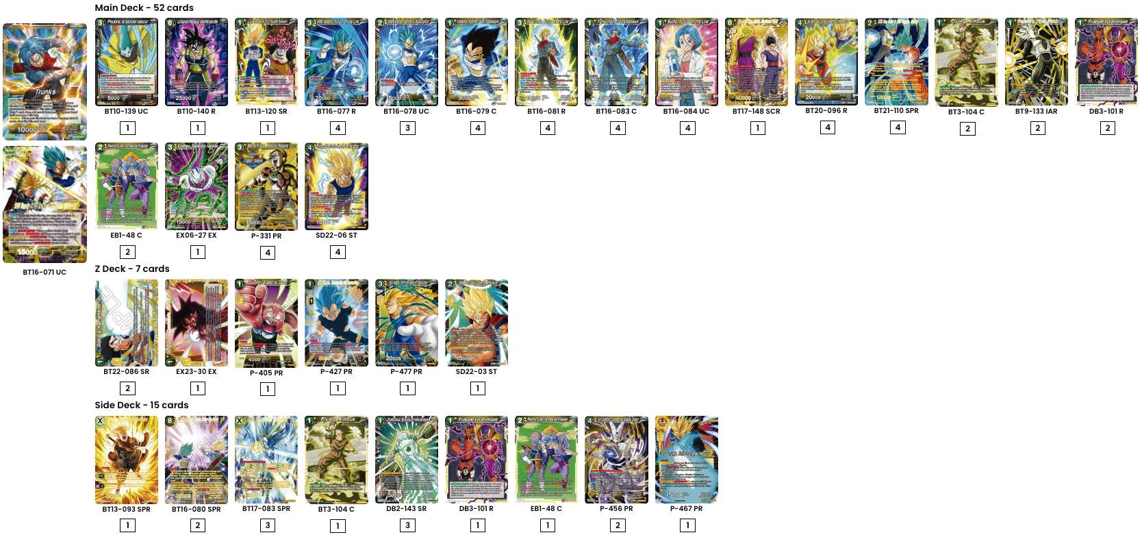 Decklist de Jeremy Alex Ong