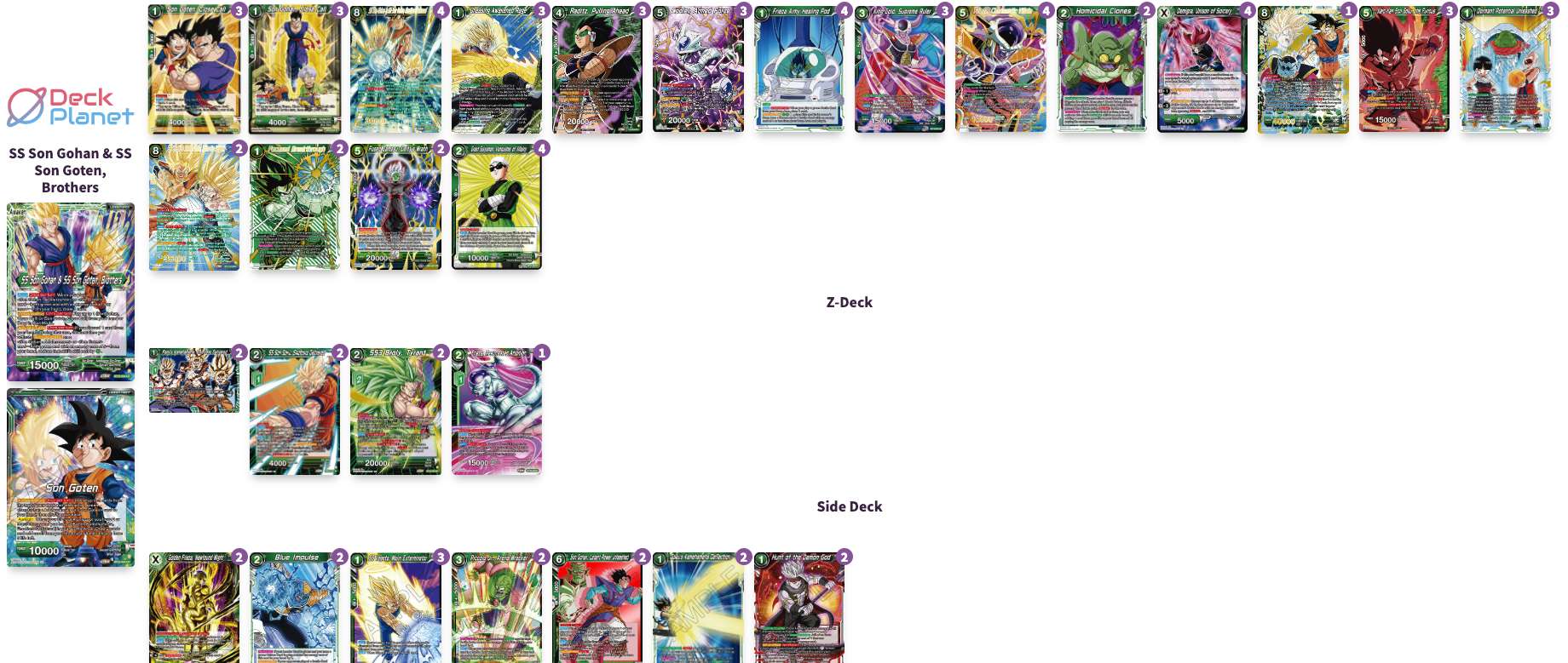 Decklist de Peter Kinsley