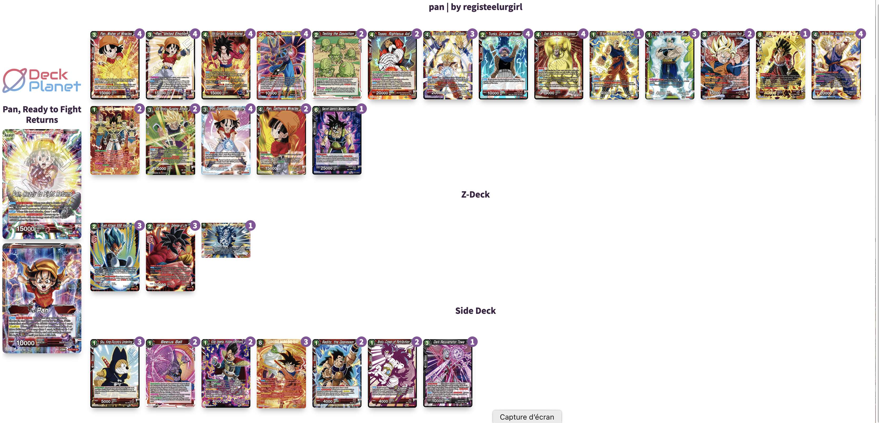 Decklist de Jayson Scott