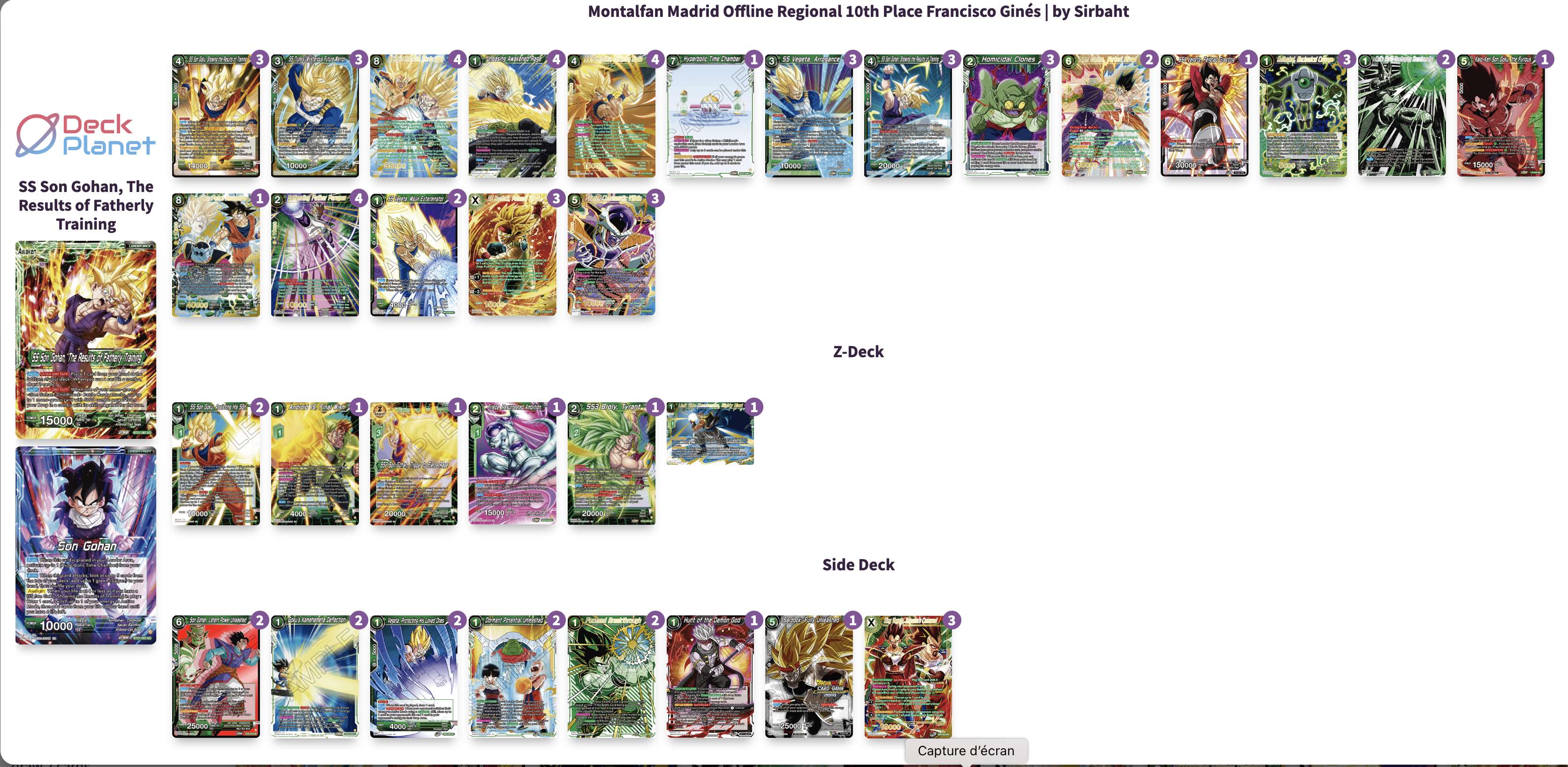 Decklist de Francisco Ginés