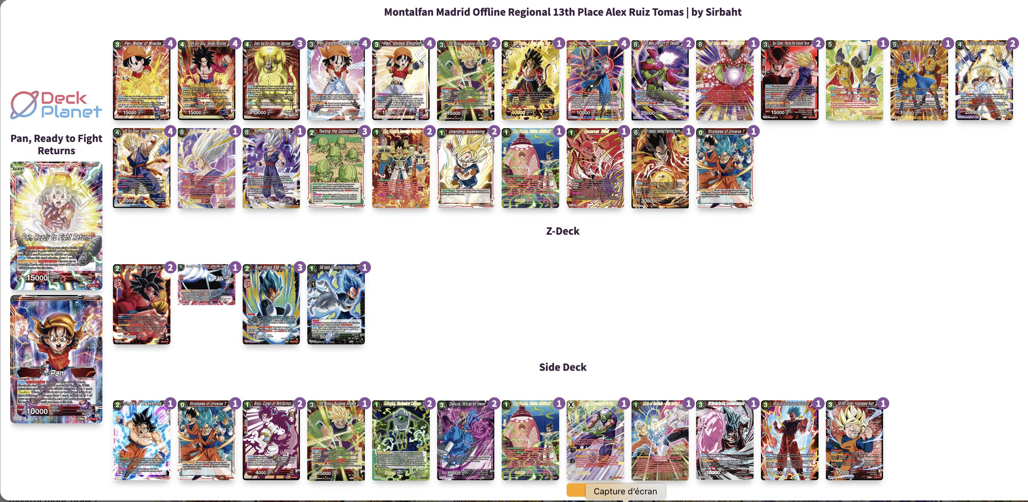 Decklist de Alex Ruiz Tomas