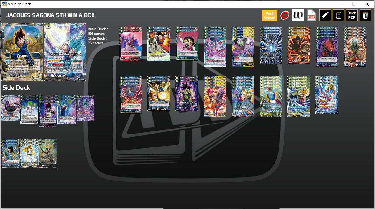 Decklist image · Jacques Sagona