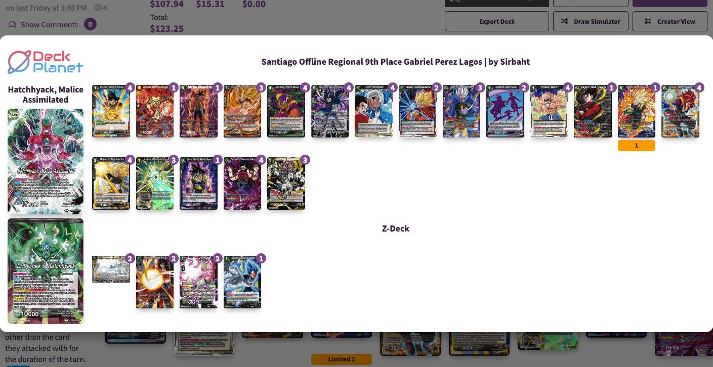 Decklist image · Gabriel Perez Lagos