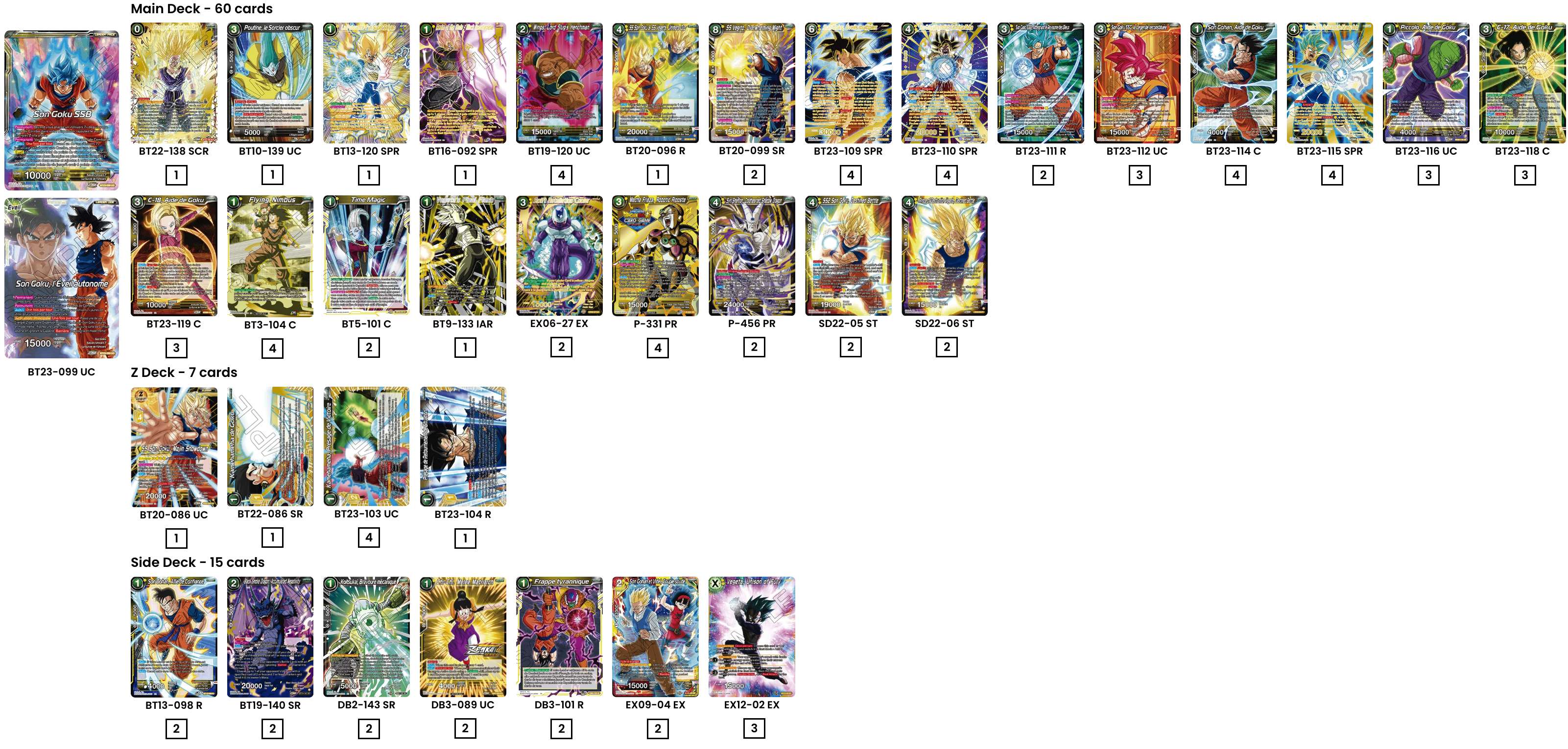 Decklist de Julien Ghilbert