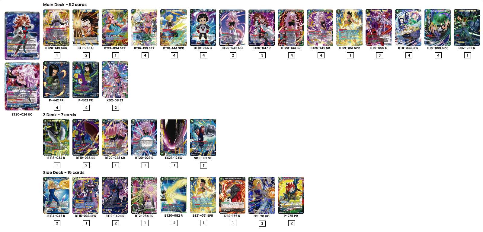 Decklist image · Juan Antonio Oyervides V.