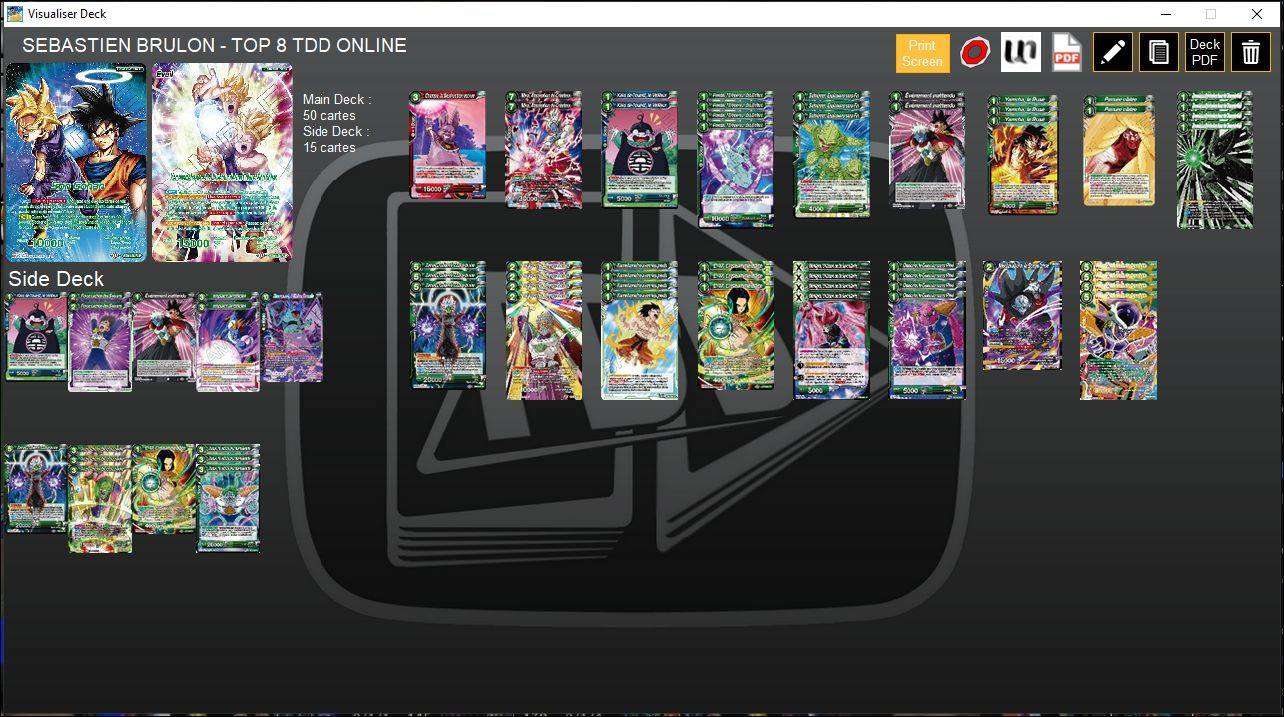 Decklist de Sébastien Brûlon