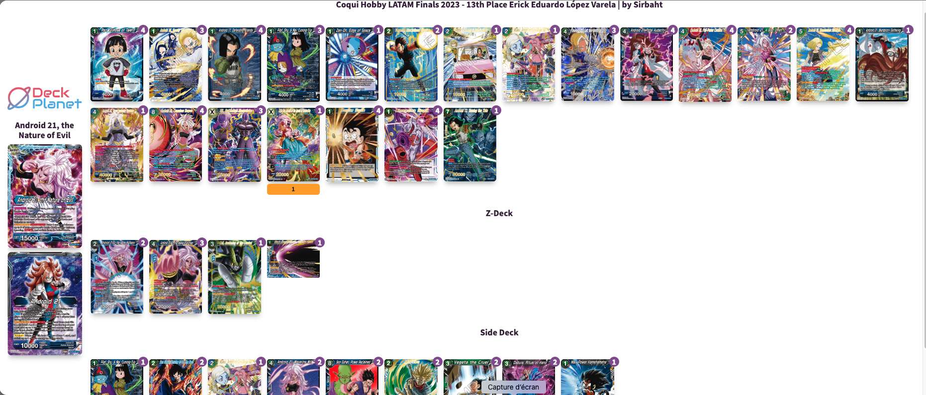 Decklist image · Erick Eduardo López Varela