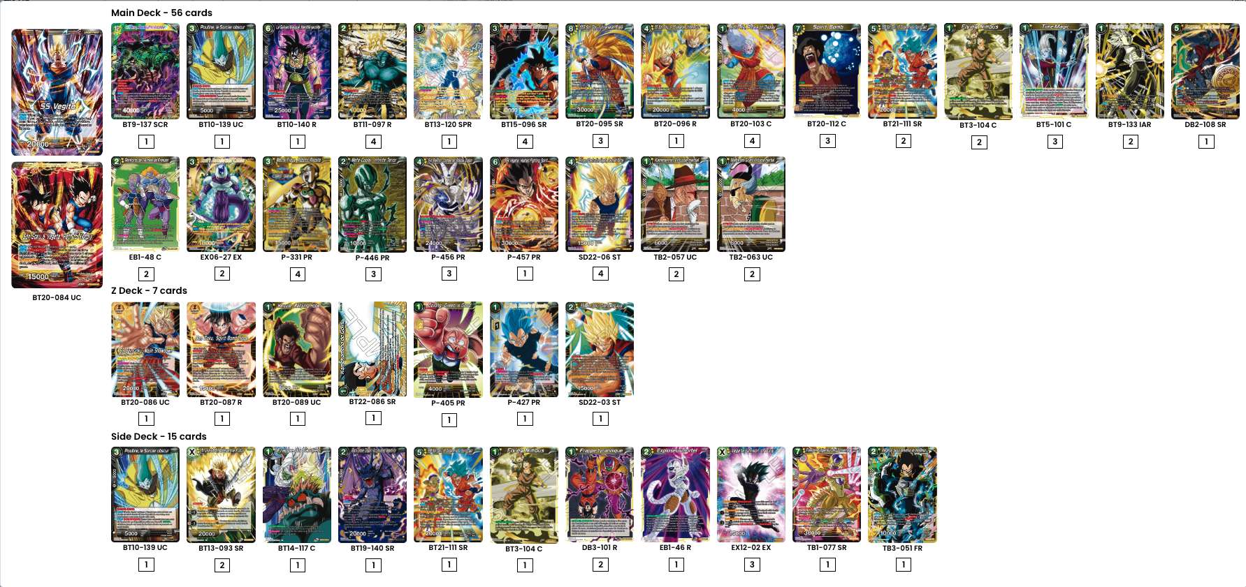 Decklist image · Stevens Tissier