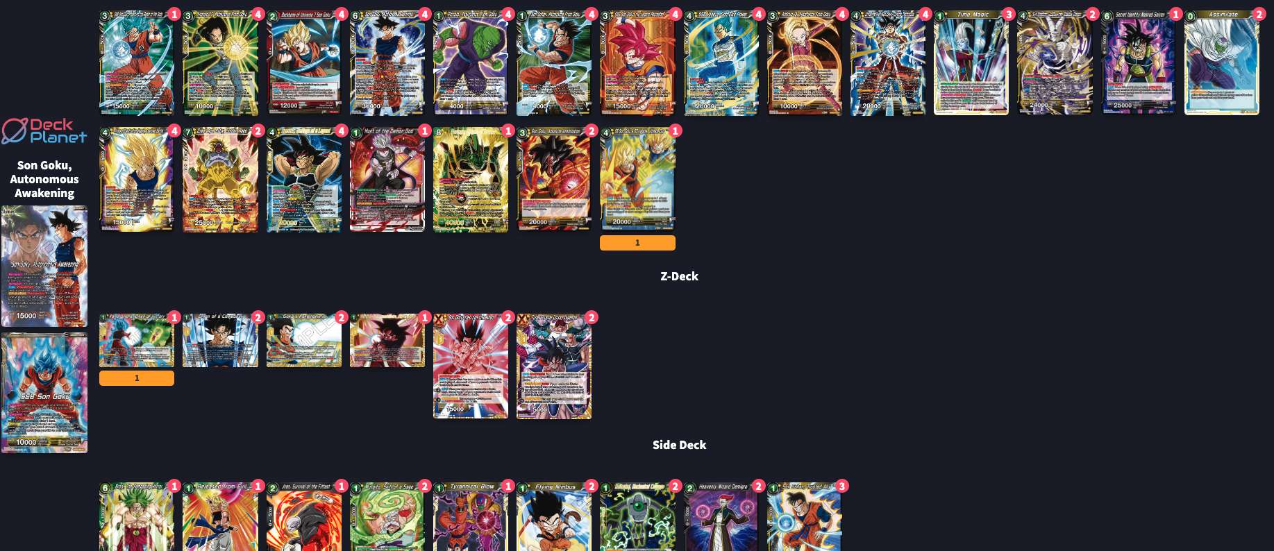 Decklist de David Sublett