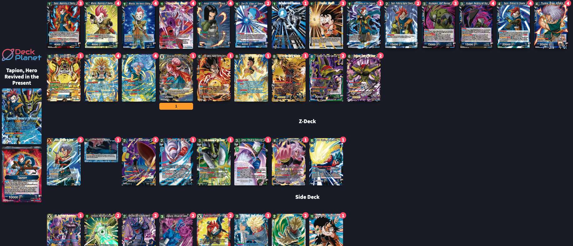 Decklist de Nick McKinley