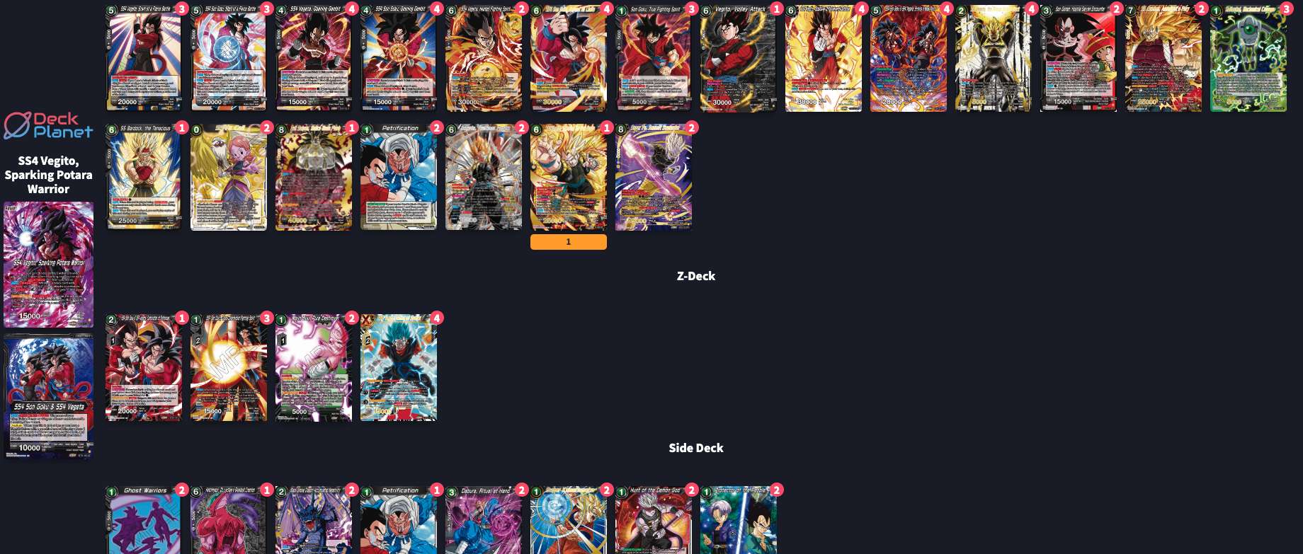 Decklist de Lovie Spidle