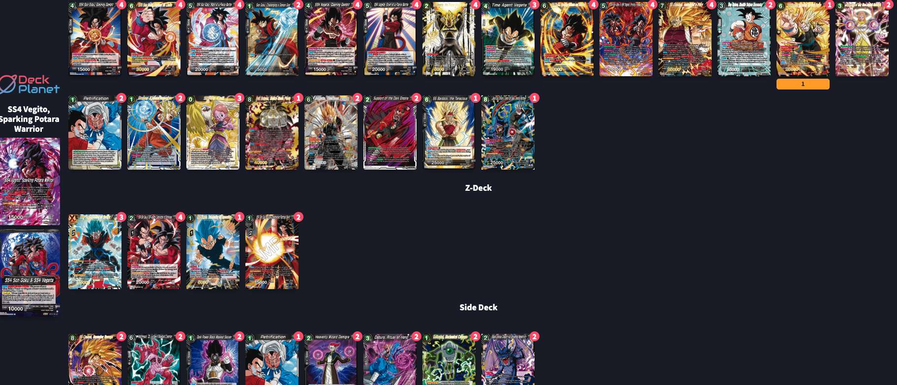 Decklist de Joshua Bevenue