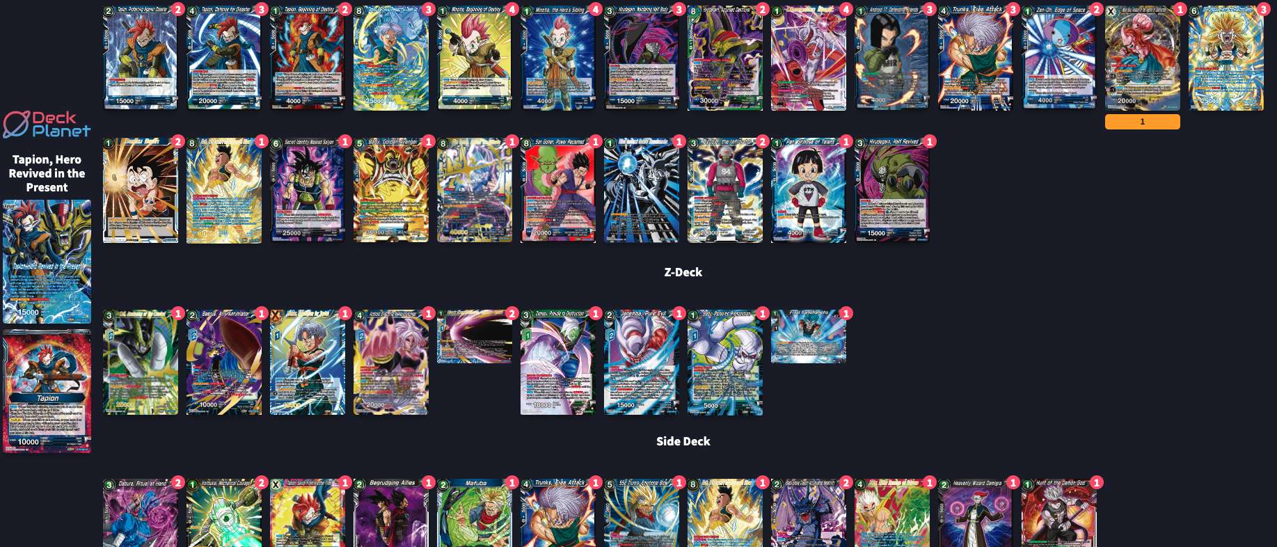Decklist de Michael Kerrick