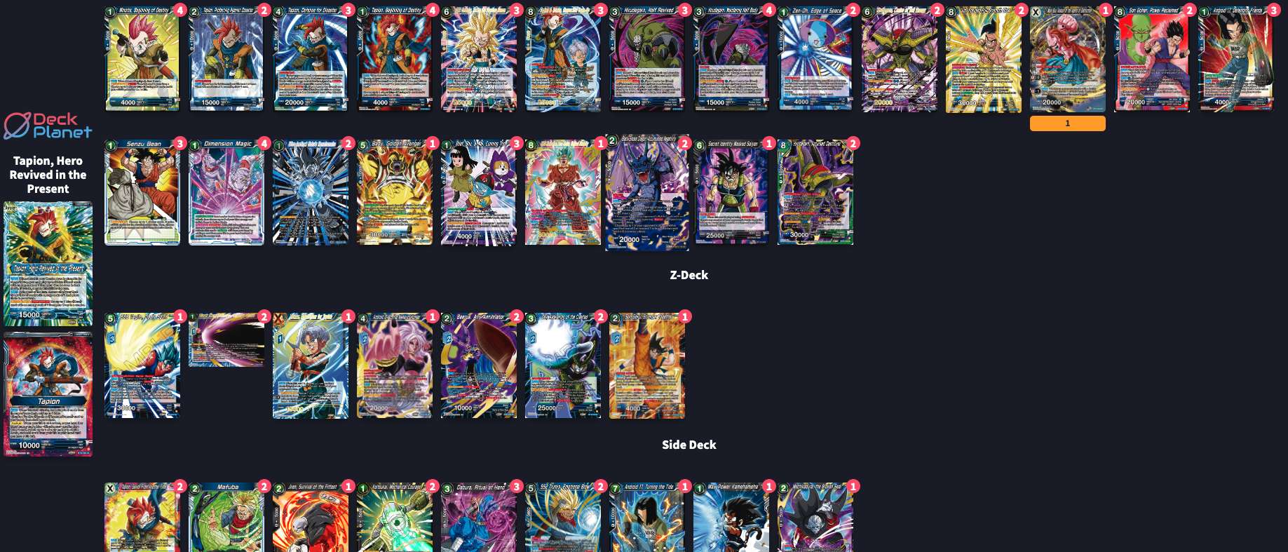 Decklist de Jamaal Hart