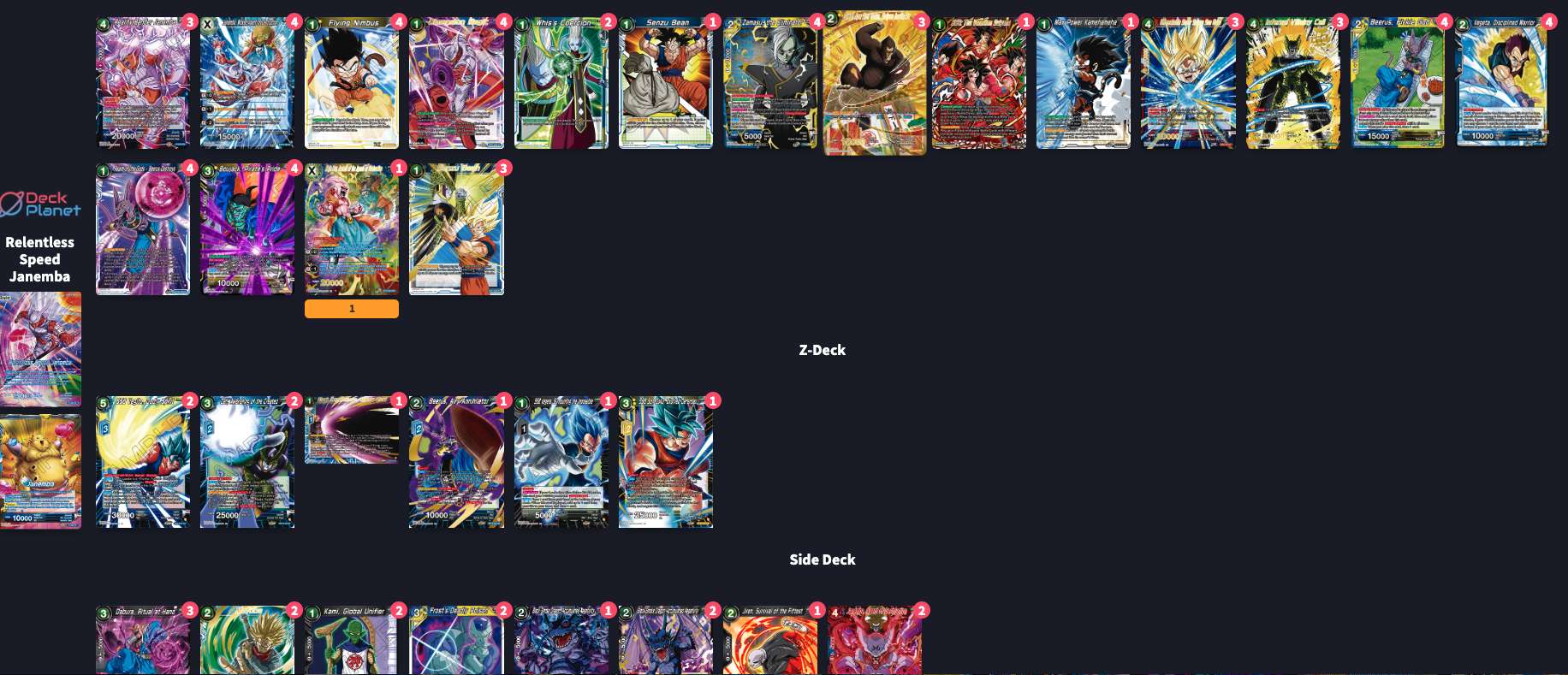 Decklist de Andre Hicks