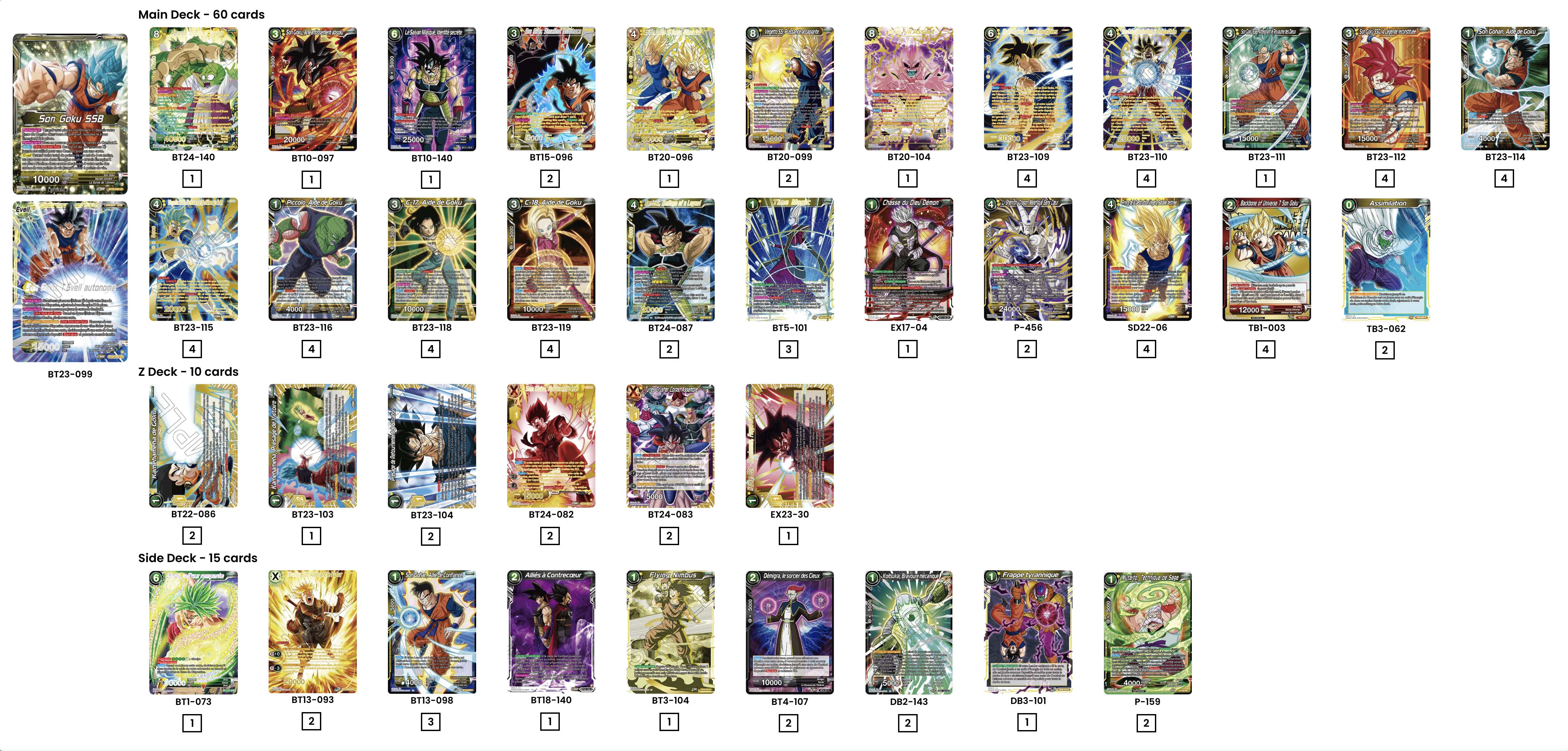 Decklist de David Sublett