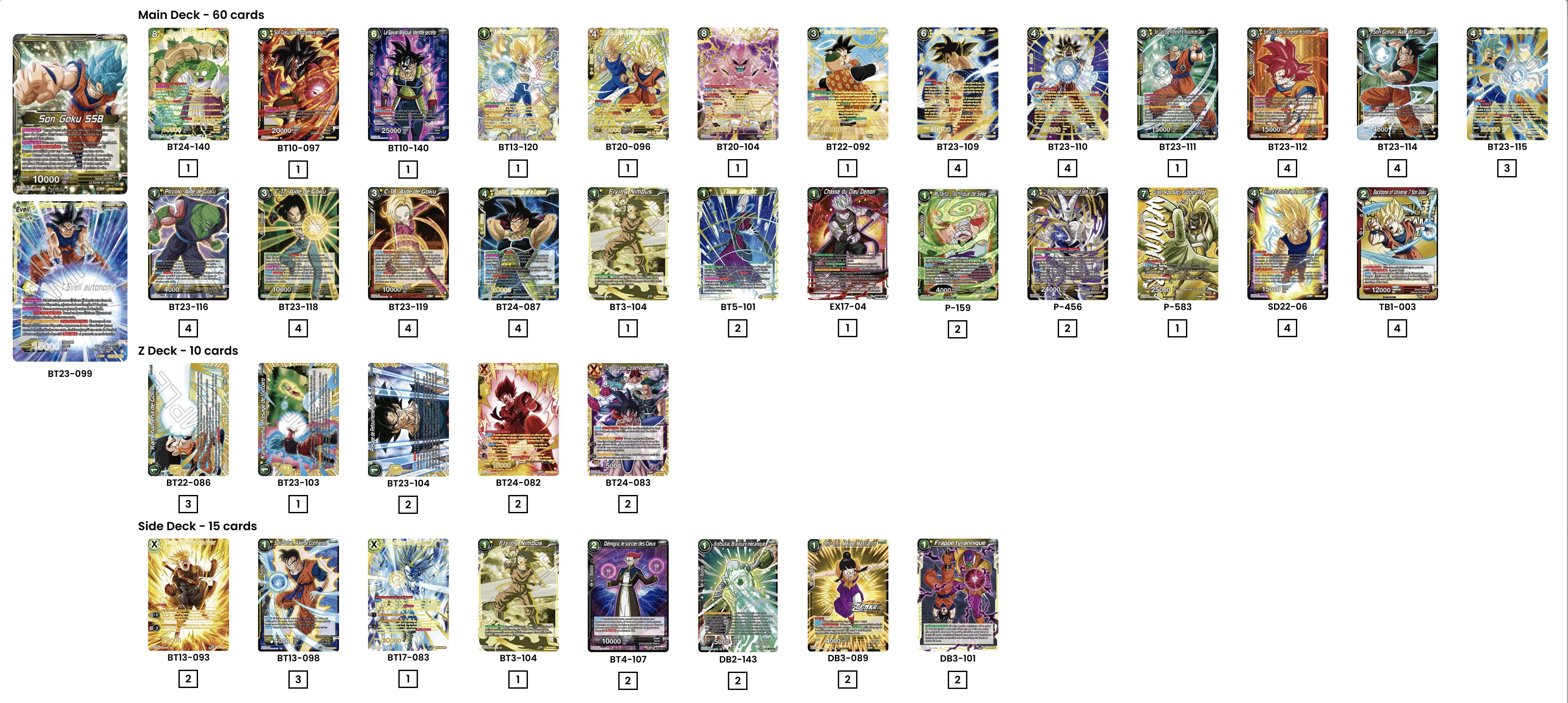 Decklist de Jacob Bowling