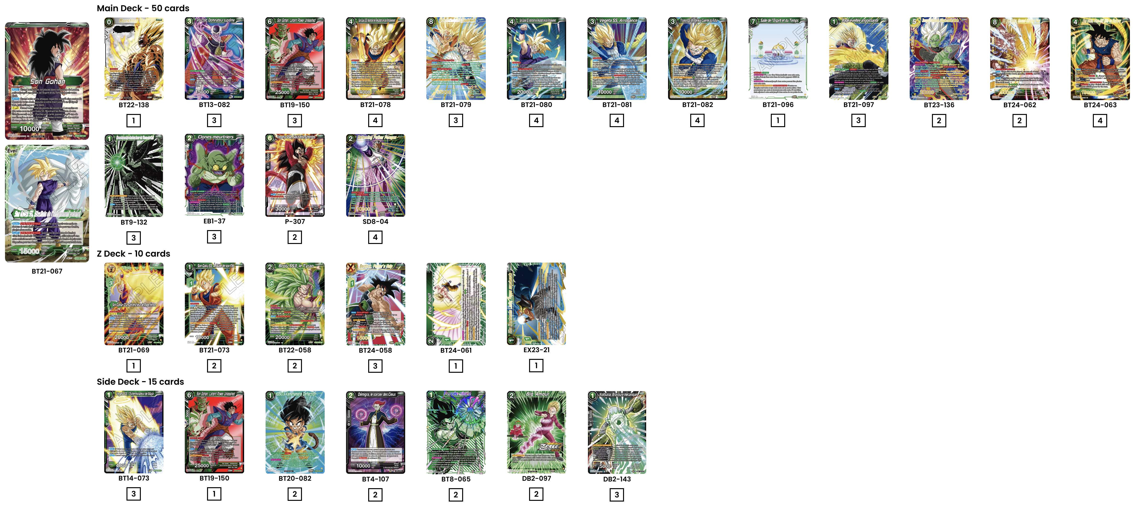 Decklist de Emmanuel Mejia