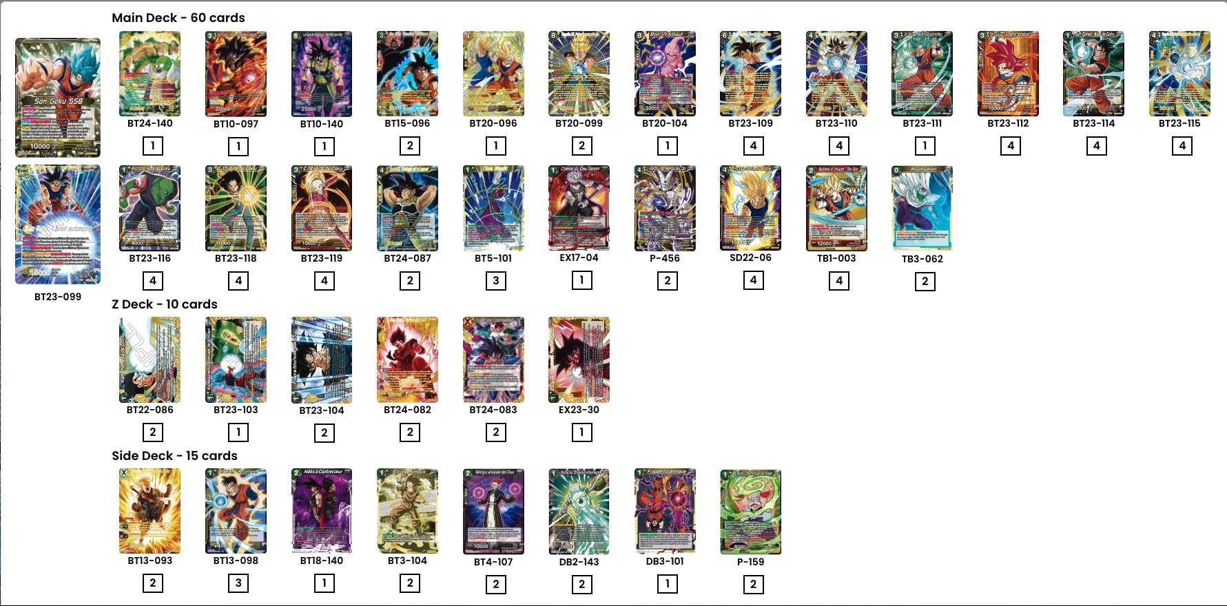 Decklist de Alvaro Carmona