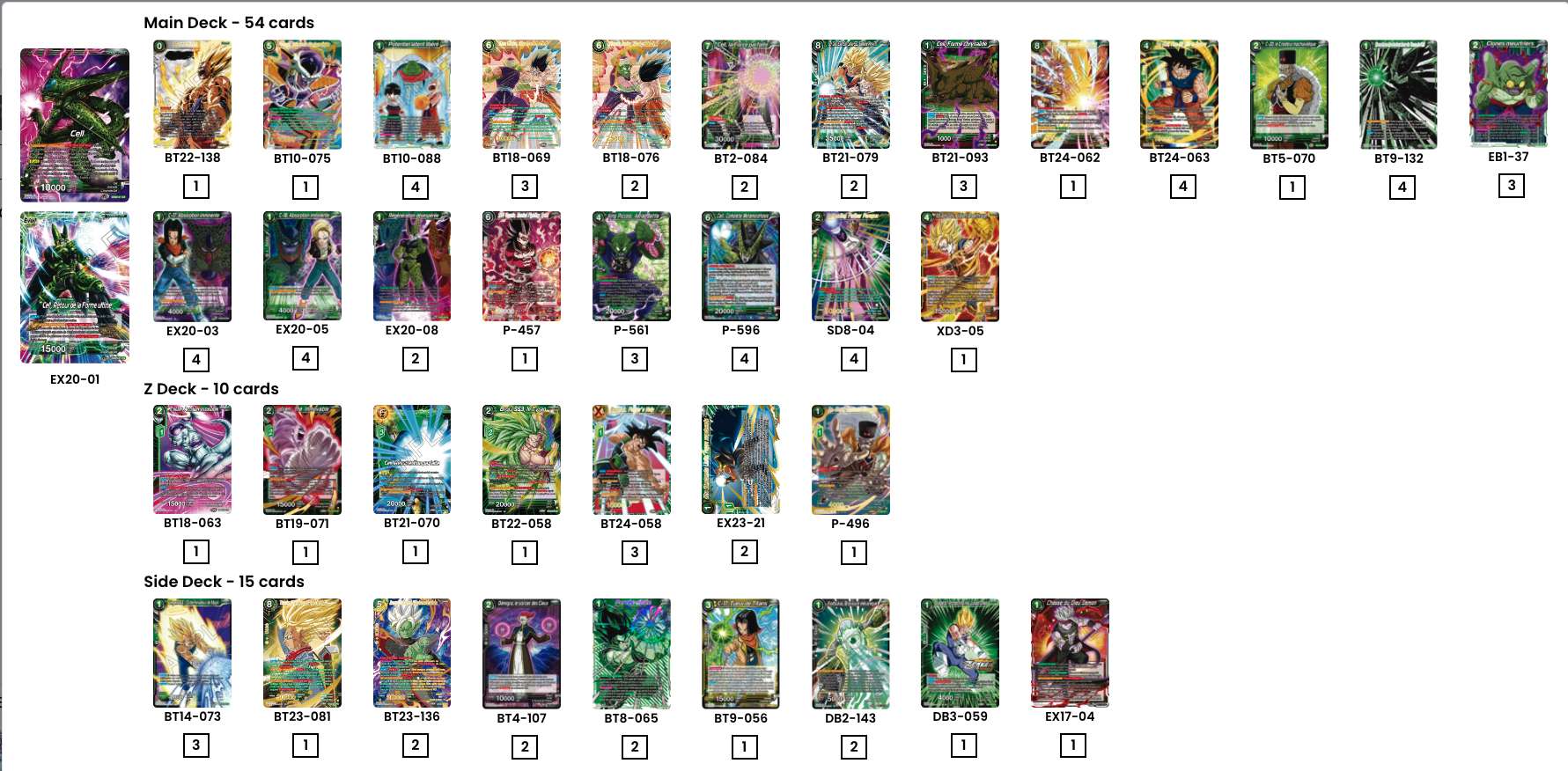 Decklist de Kevin Nayda