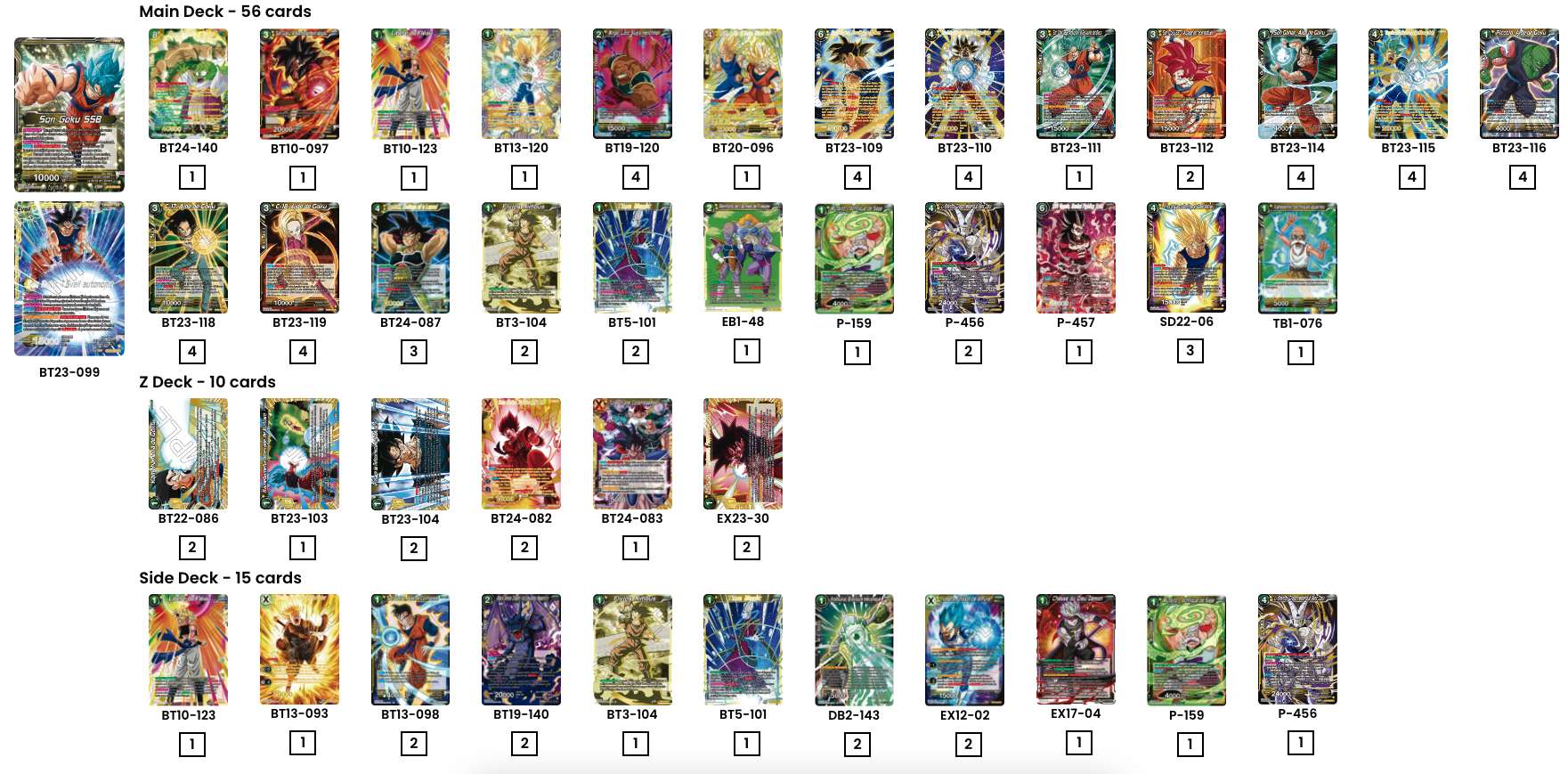 Decklist de Schivix99