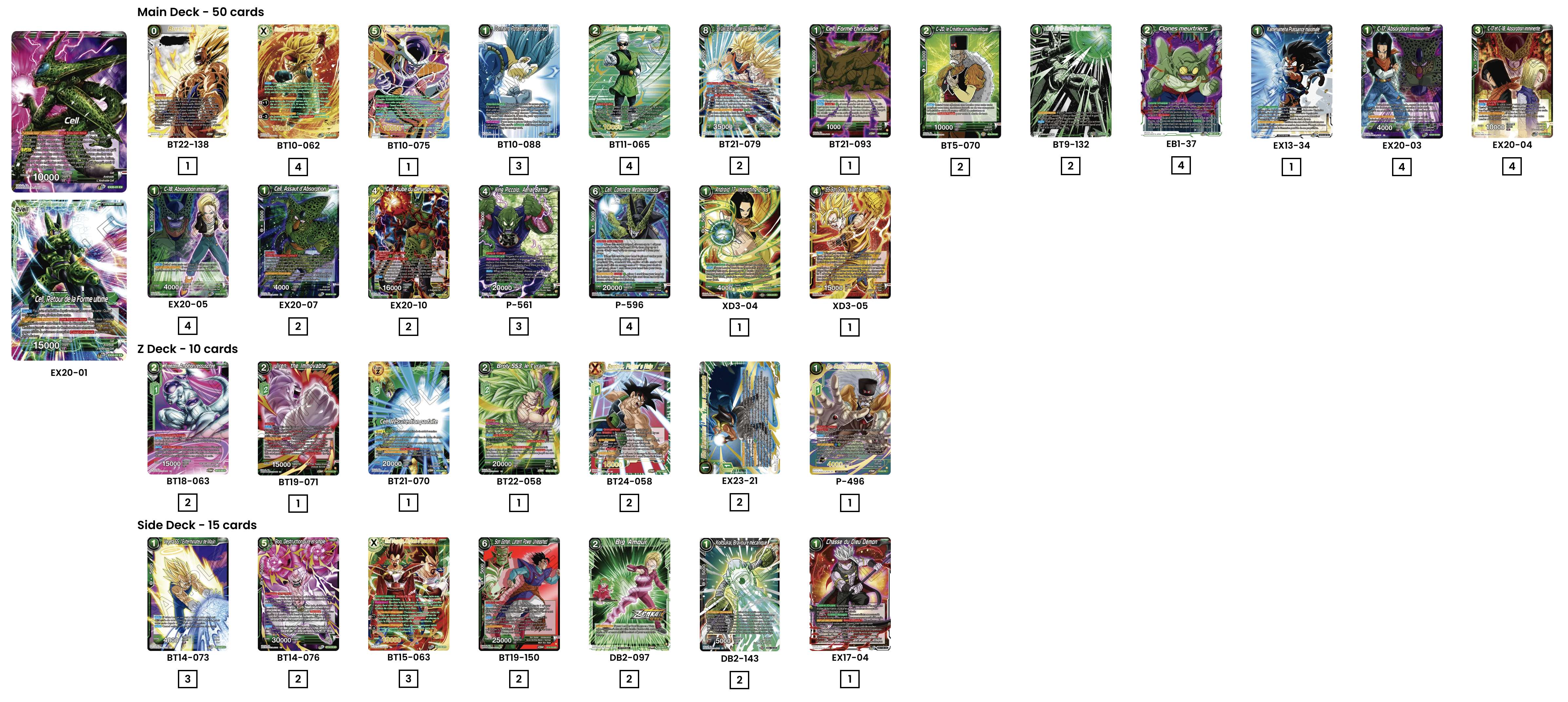 Decklist de Alexis Lenclud