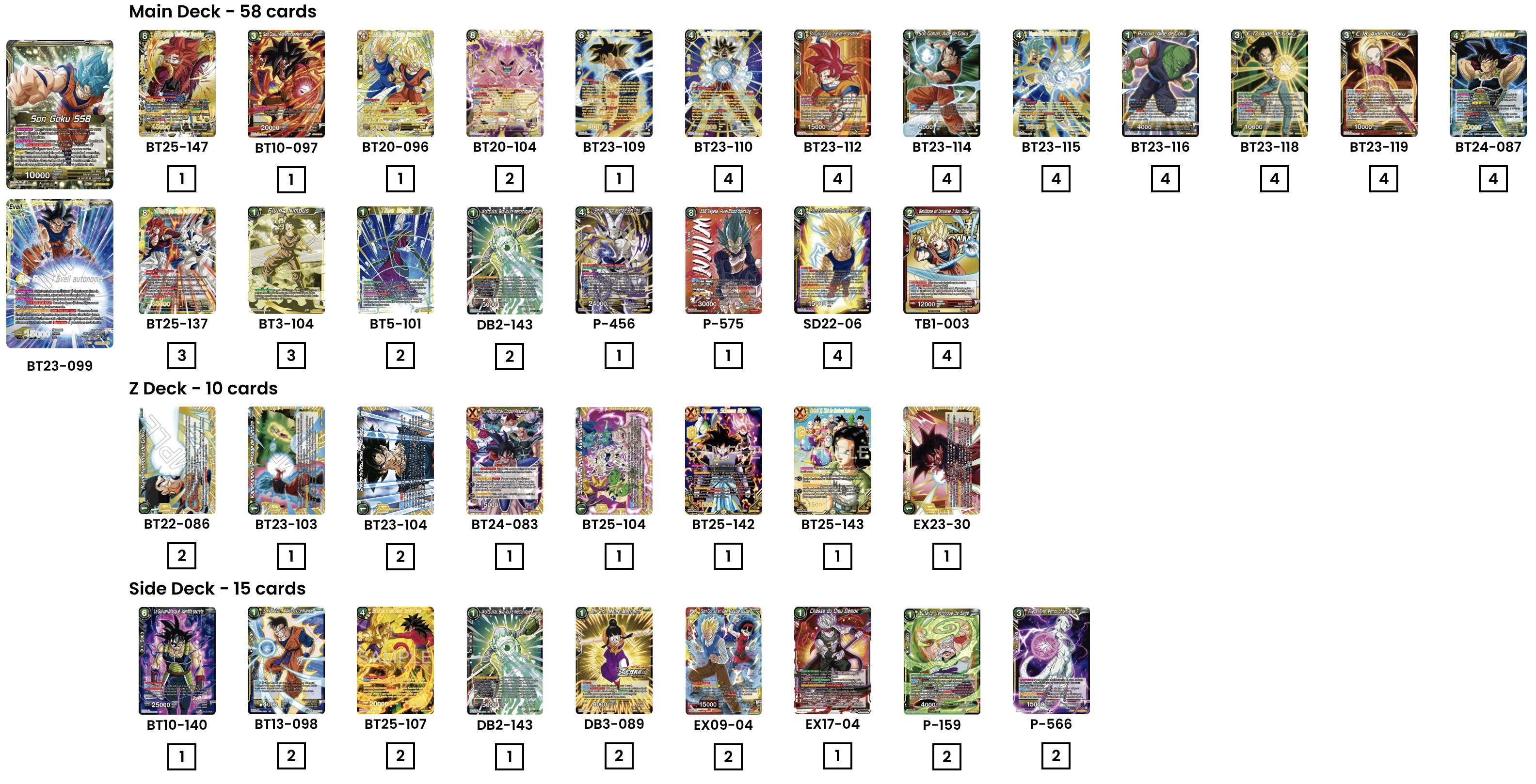 Decklist de Julien Ghilbert