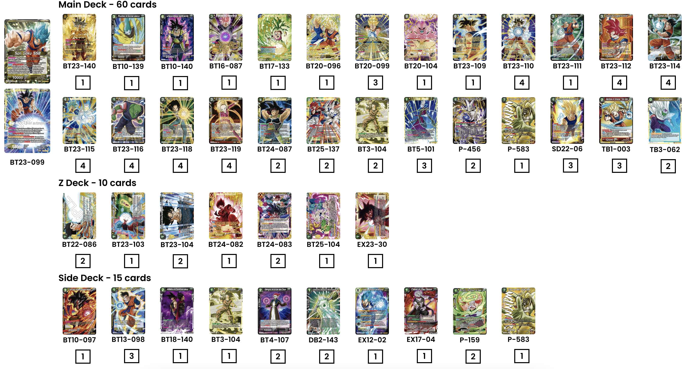 Decklist de Muqsit Khan