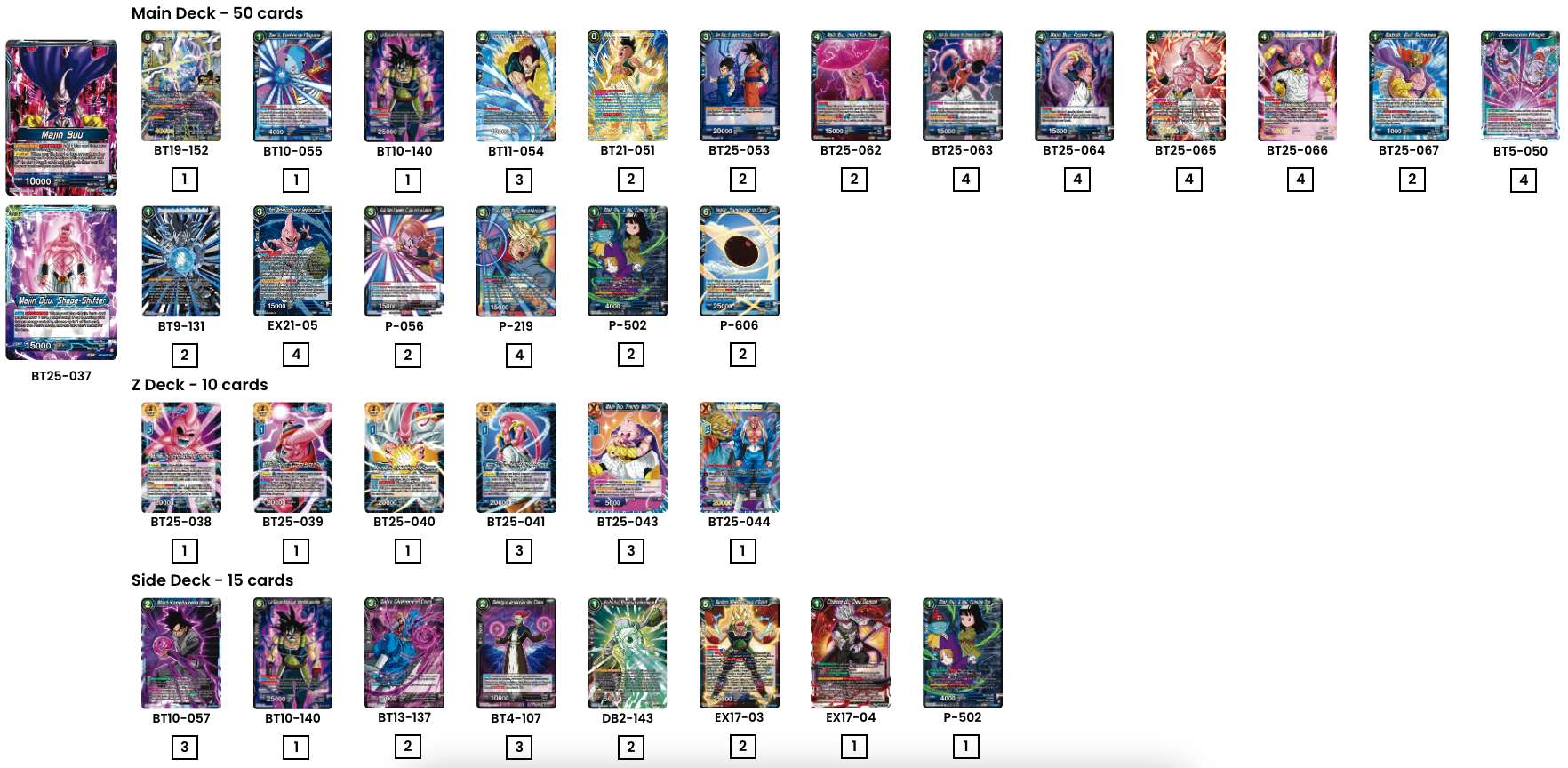 Decklist de Mychal Hawryszko