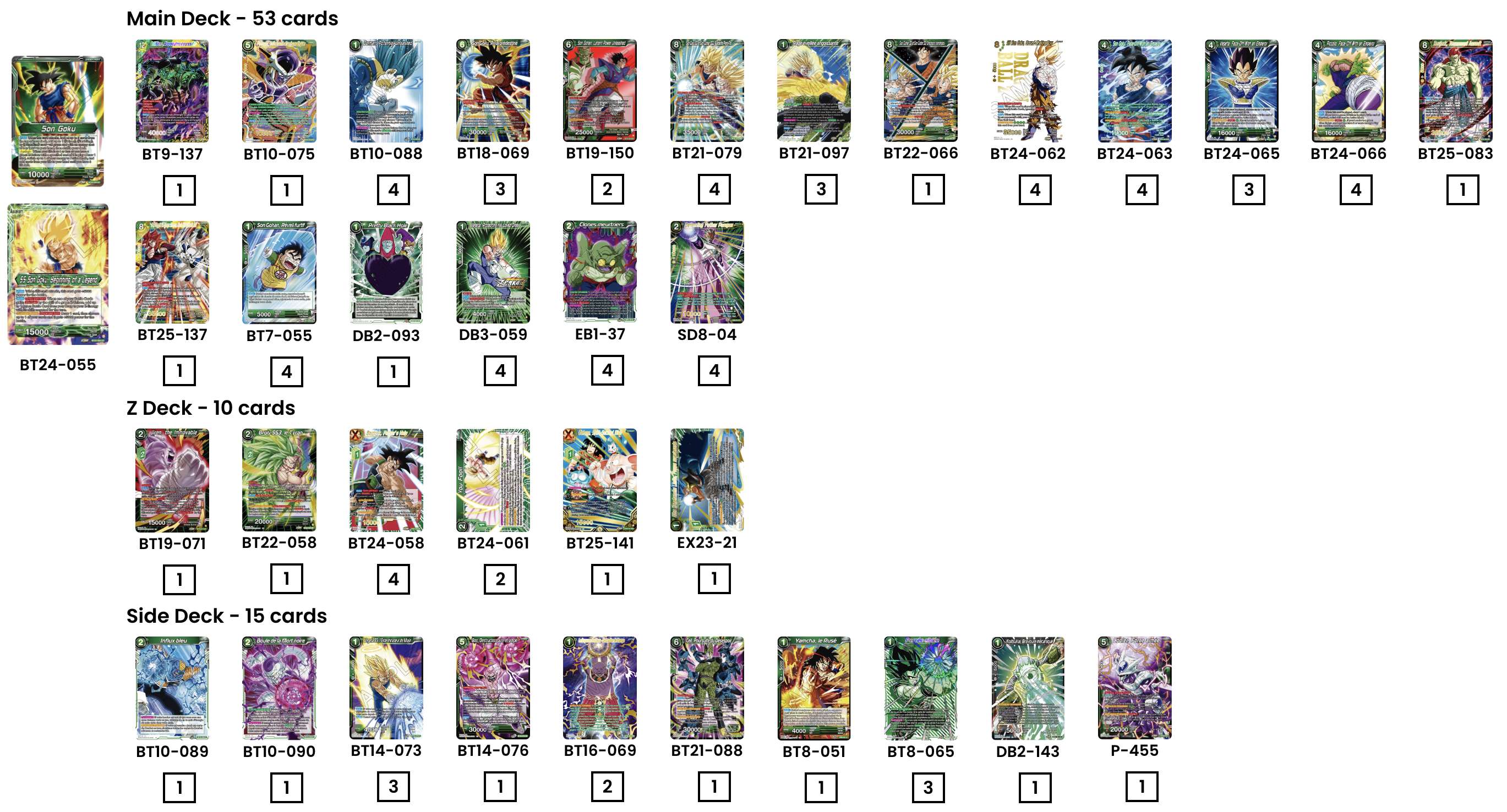 Decklist image · BROKEN TCG