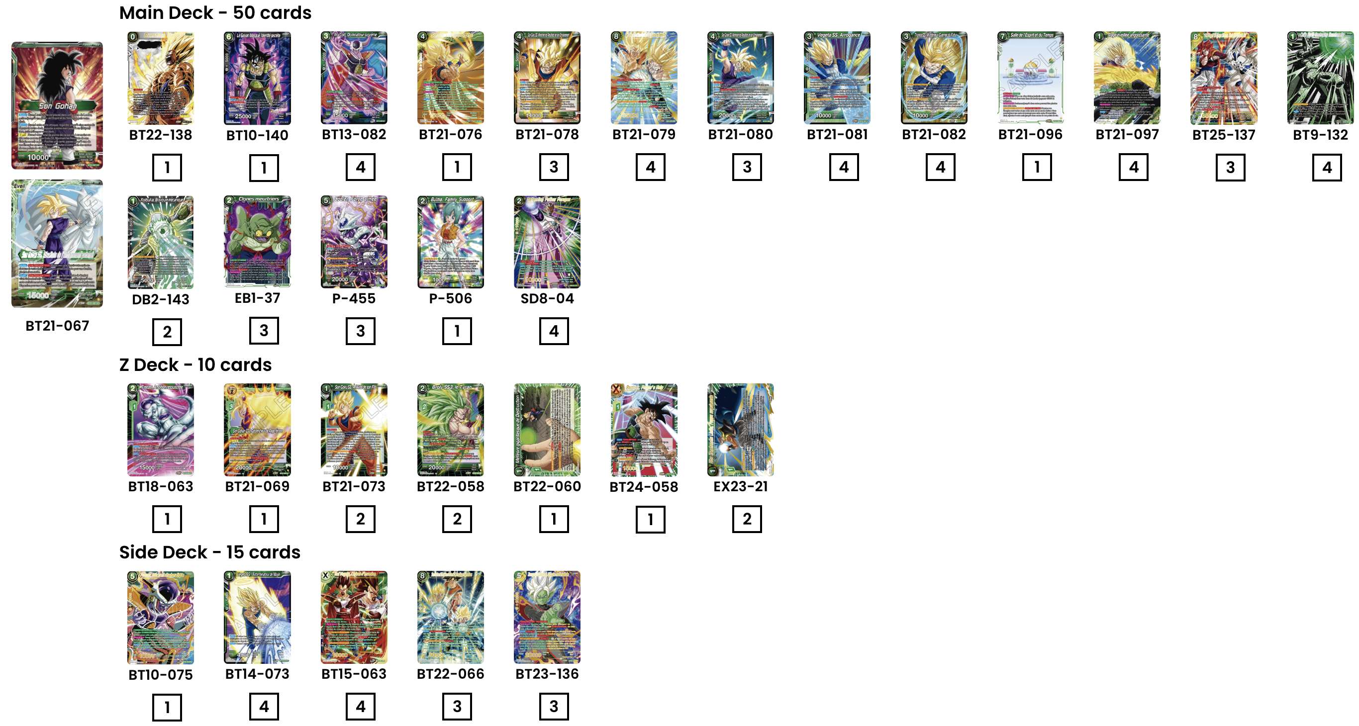 Decklist de Robert Rietze