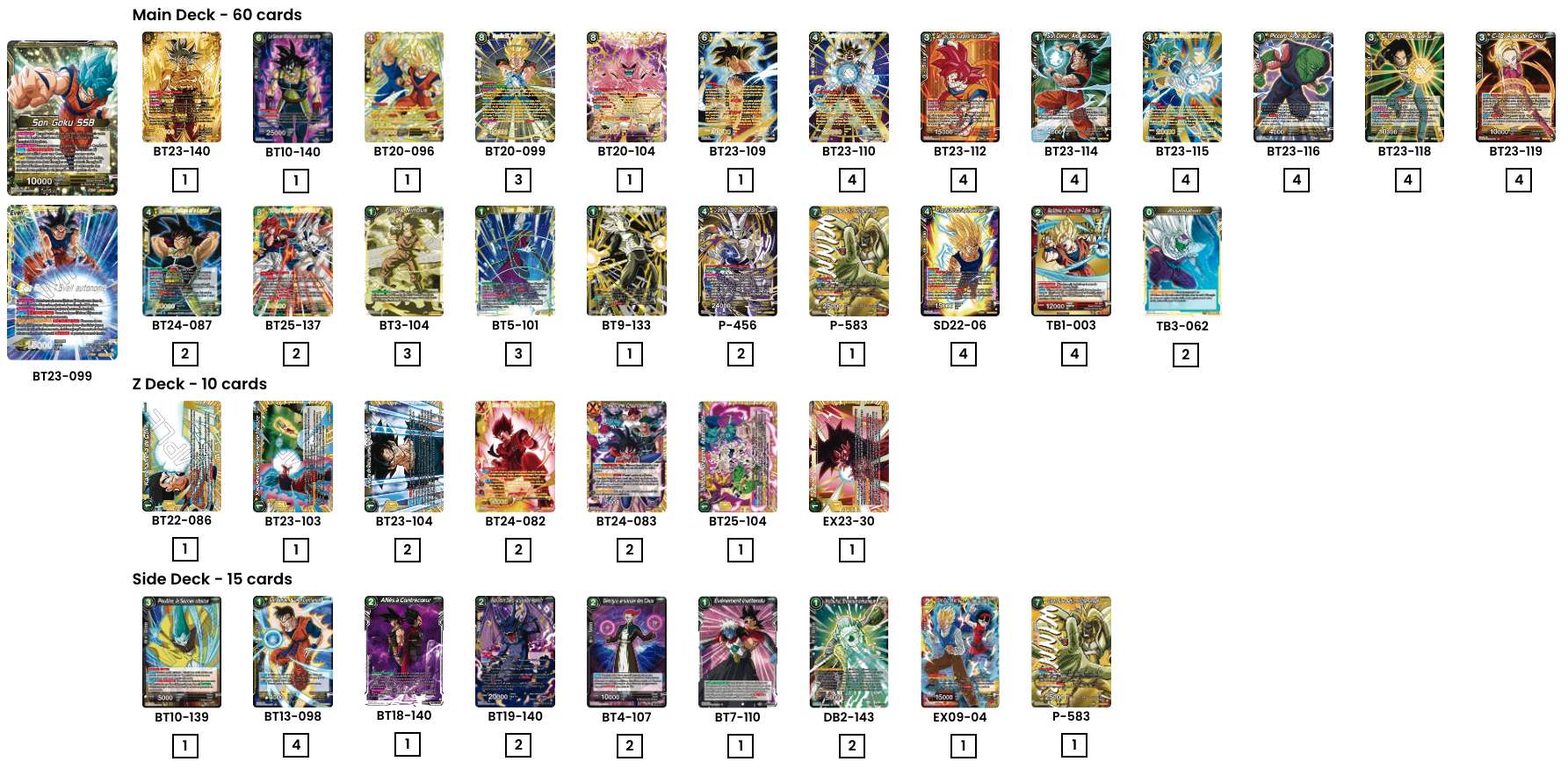 Decklist de Smorsnir