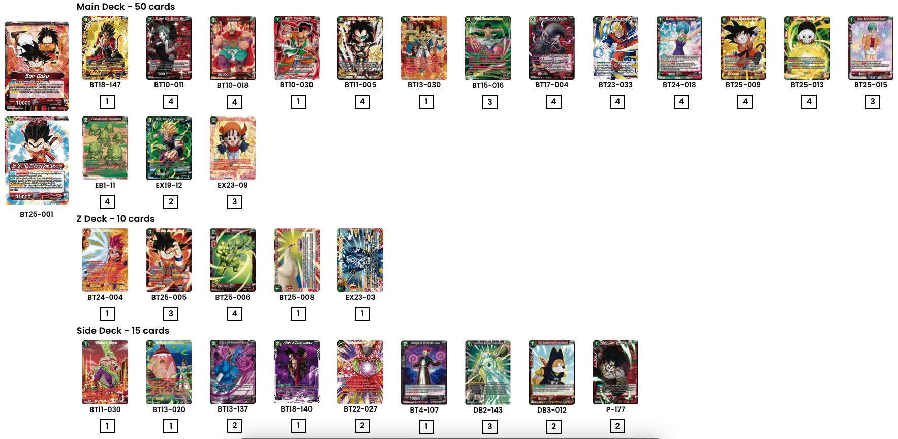 Decklist de Michael Kerrick