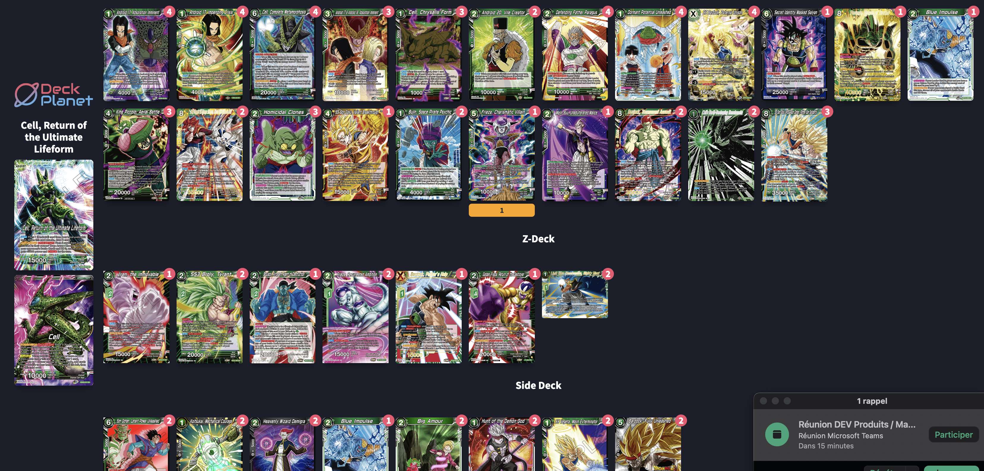 Decklist de James Bygrave