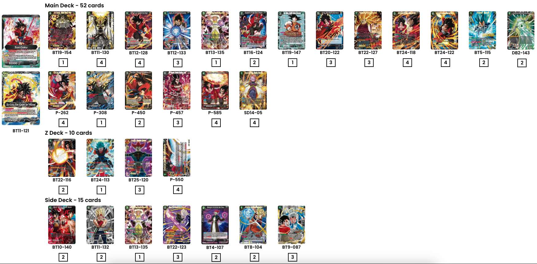 Decklist de Matthew Schurr