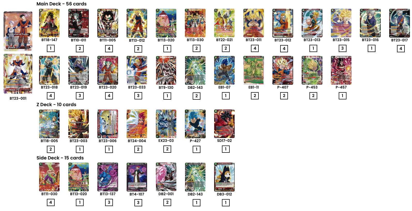 Decklist image · Grady Hughes