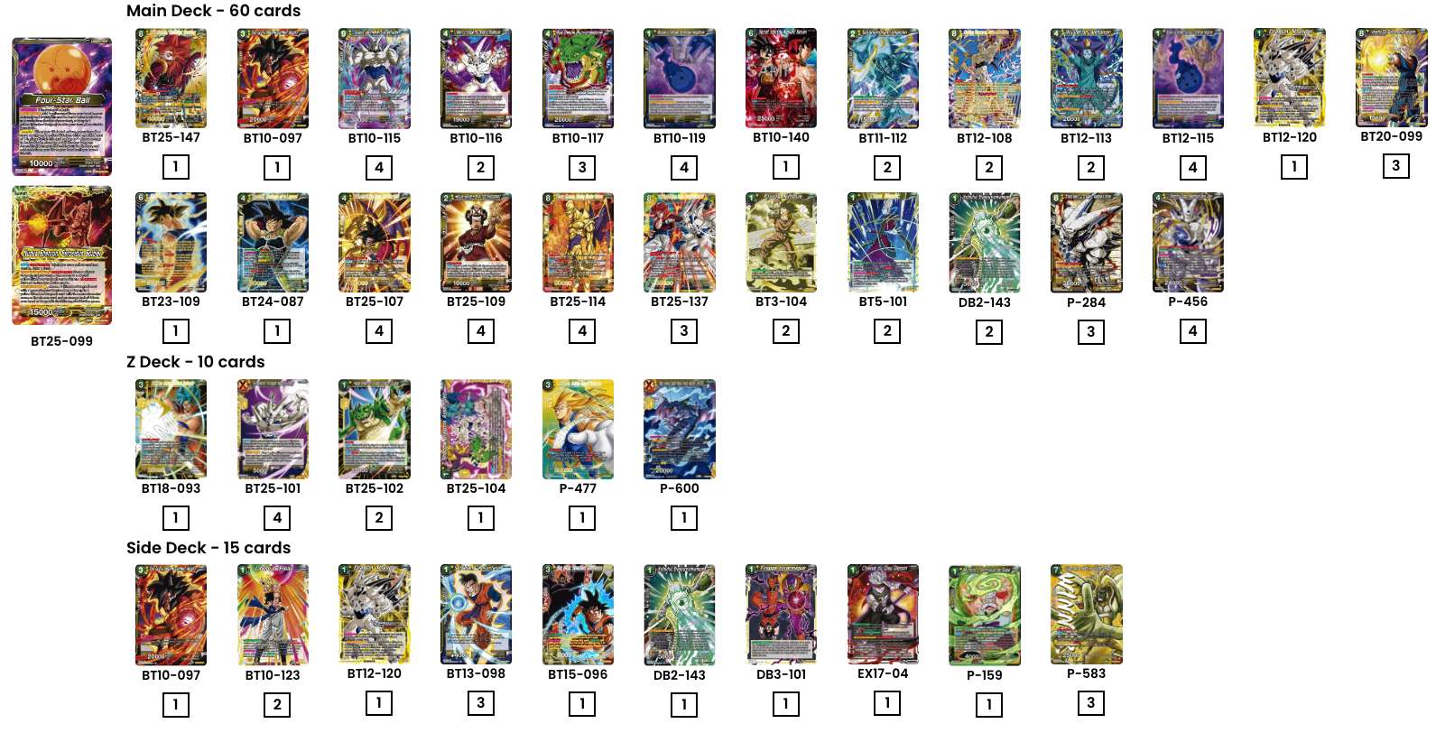 Decklist de Michael Kerrick