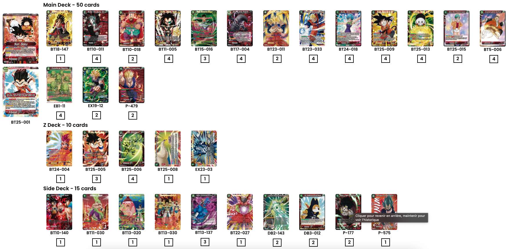 Decklist de Ivan Serrano Perez