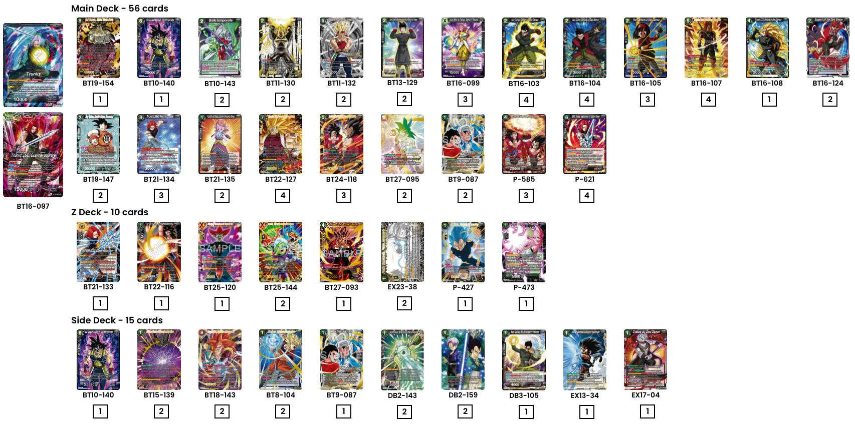 Decklist de Maxwell Ringel