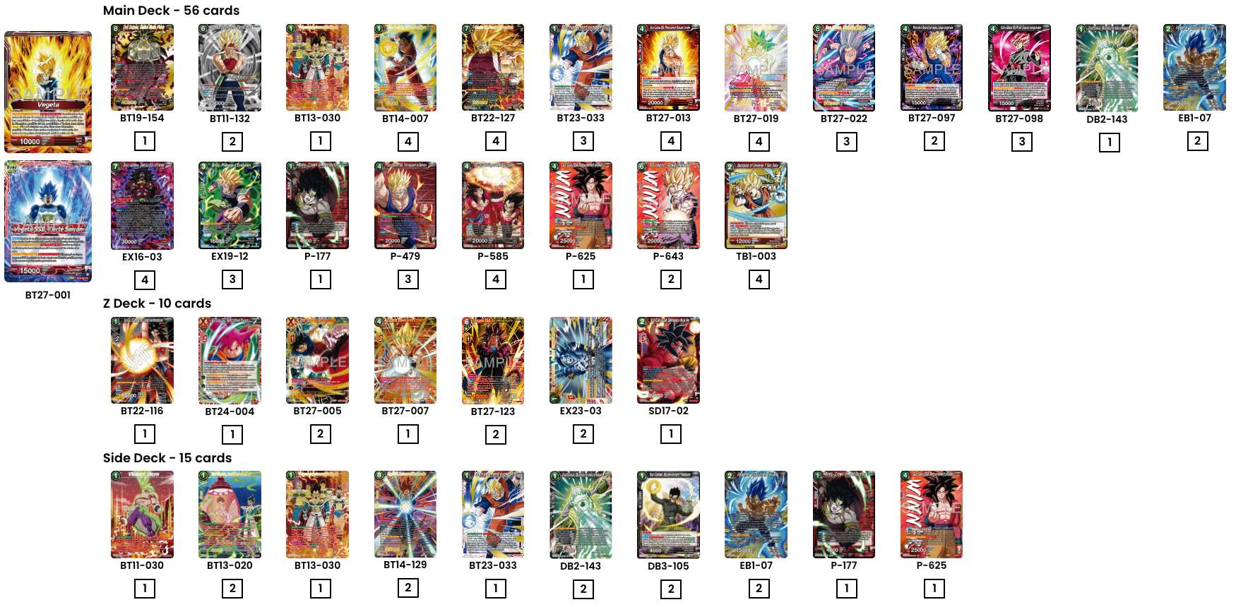 Decklist de Jose Casaro