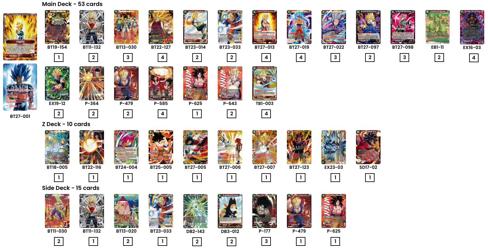 Decklist de Alexandre Campos