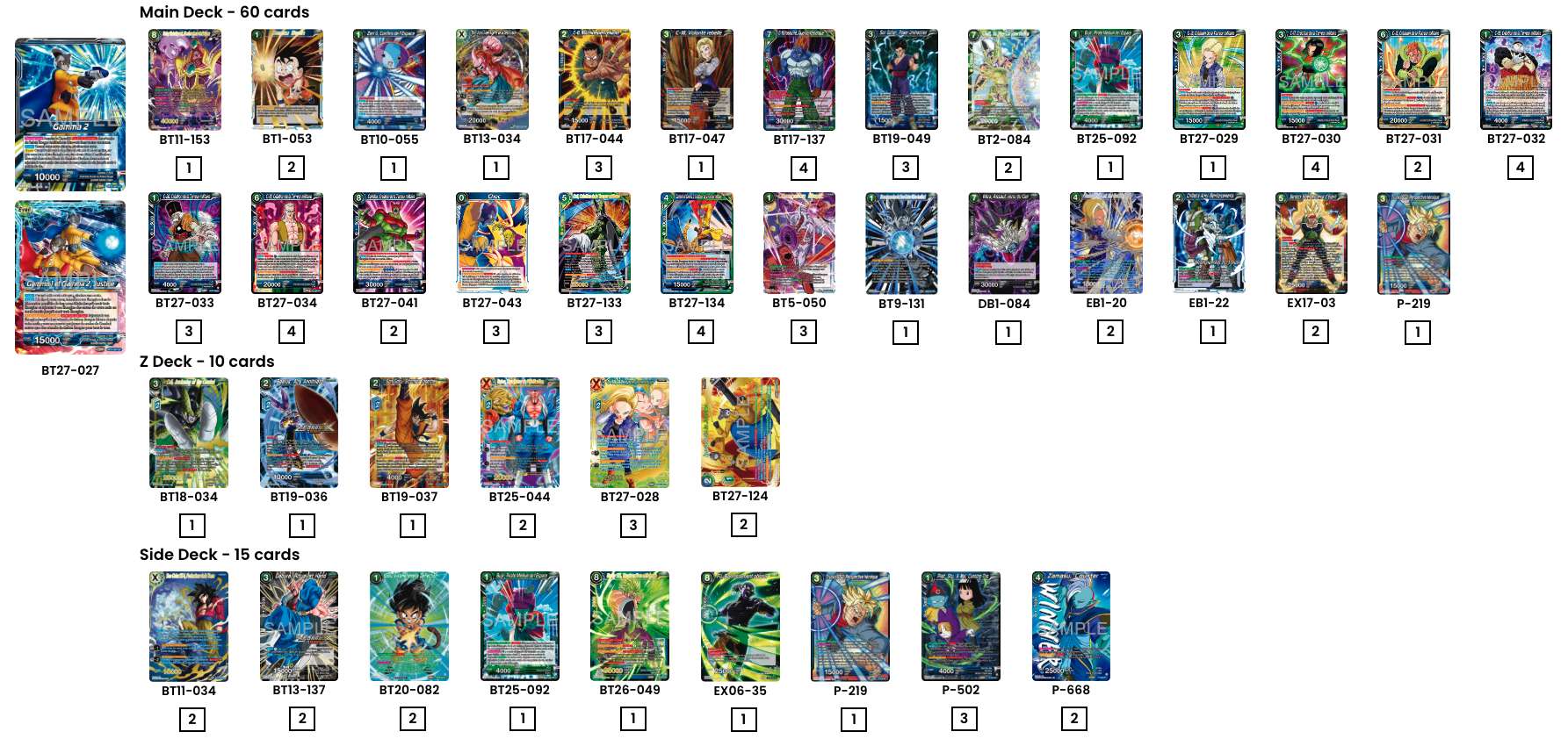 Decklist de Marcelo Santos