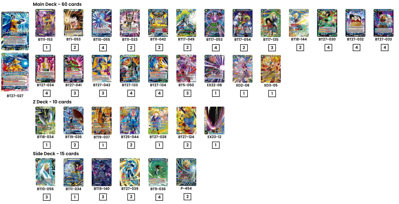 Decklist de Spiffymik