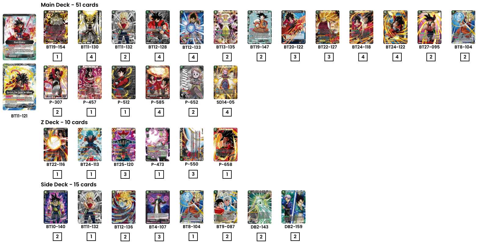 Decklist de Darkwingduck